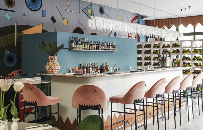 Le restaurant Kaléo, à Beyrouth aménagé par le studio David/Nicolas.