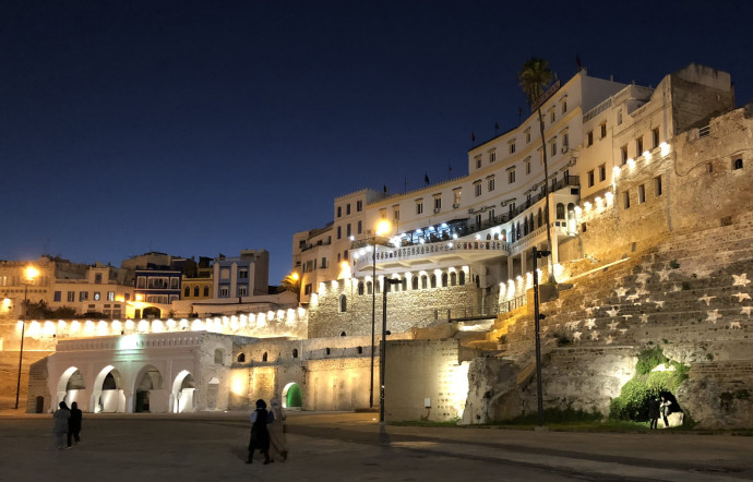 L’entrée de la médina de Tanger.