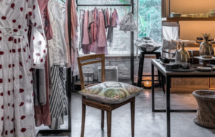 Nicobar, le concept-store Good-Earth à Delhi.