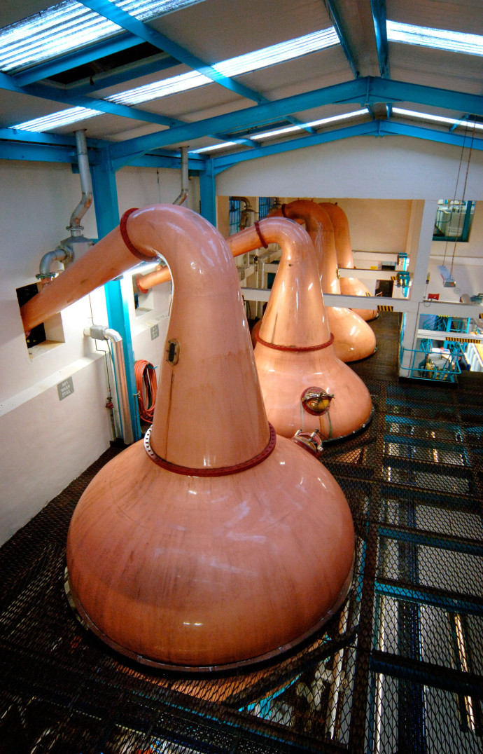 Ballantine’s a racheté plusieurs distilleries écossaises dont les single malts entrent dans l’assemblage original, comme Glenburgie et Miltonduff.