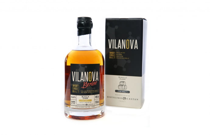 Le whiskie Vilanova Berbie, 64 €.