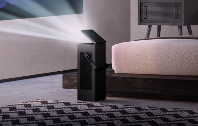 Vidéoprojecteur 4K LG, disponibilité dans le courant de l’année 2018, prix selon modèle.