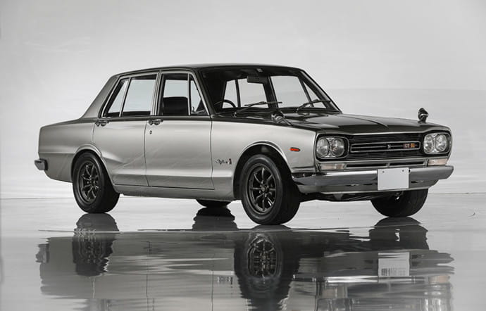 Nissan Skyline GT-R, quatre portes, 1969.