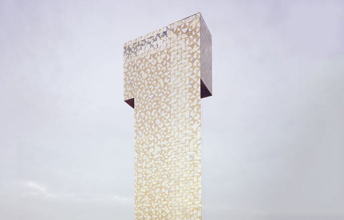 La Victoria Tower, imaginée par Wingårdh Arkitektkontor, sortie de terre en 2011 à Kista, héberge un hôtel Scandic.