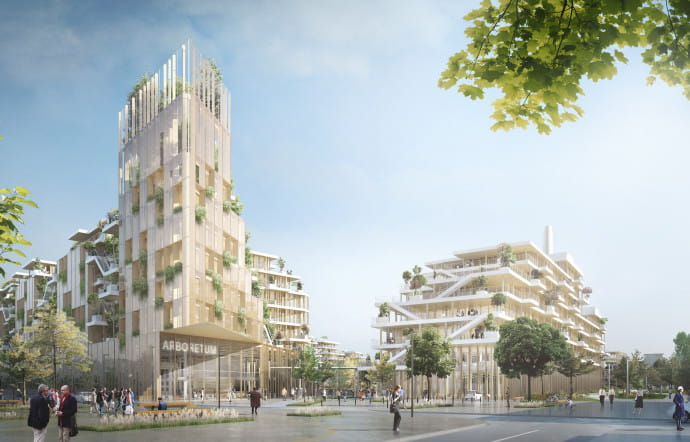 L’Arboretum, un campus de 125 000 m² à Nanterre.