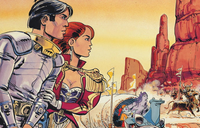 Valérian et Laureline, Tome 14 Les Armes vivantes, de Pierre Christin et Jean-Claude Mézières.