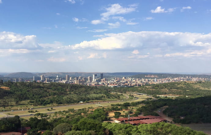 Pretoria vue du Voortrekker Monument.