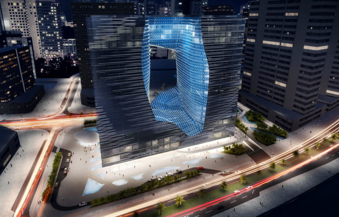 The Opus, Dubaï, par Zaha Hadid.