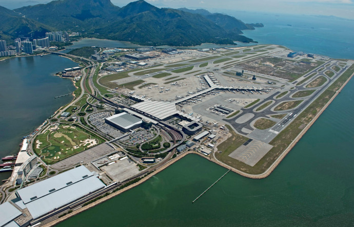 Aéroport international de Hong Kong.