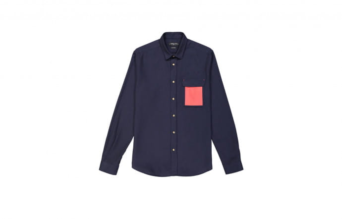 Chemise Dubocey en flanelle de coton et laine, Commune de Paris 1871.