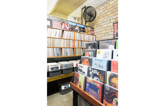 Le magasin de vinyles Yugovinyl.
