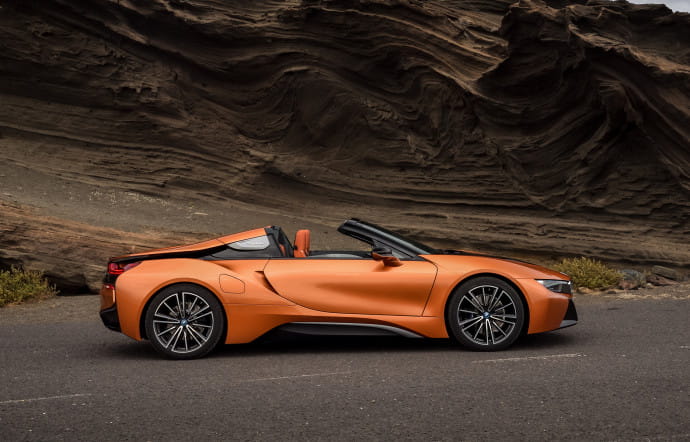 Le i8 Roadster de BMW, dont certaines pièces sont fabriquées via l’impression 3D.