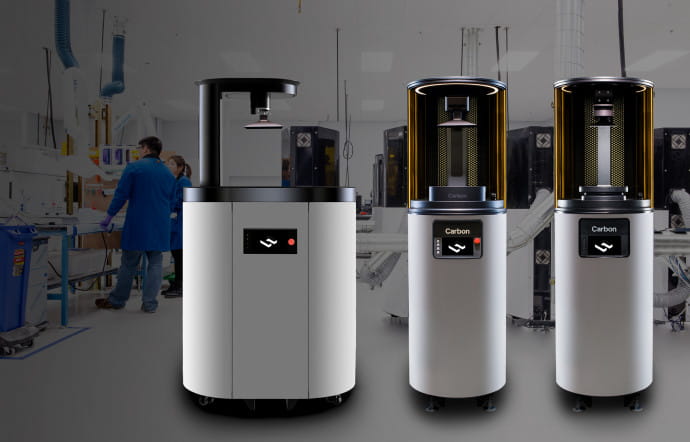 Les machines développées et vendues par Carbon.