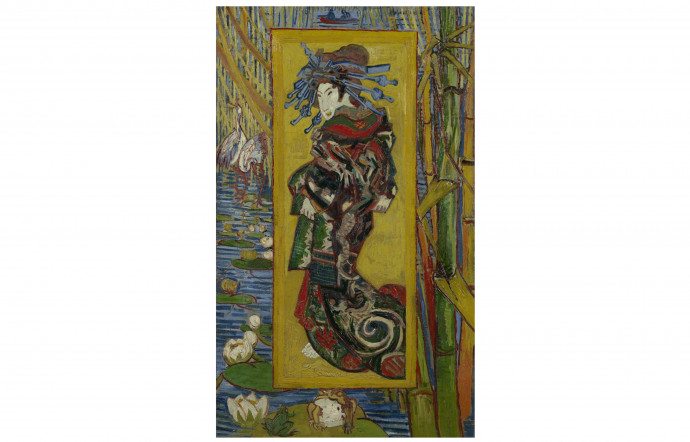 La Courtisane (d’après EIsen), Vincent Van Gogh, 1887.