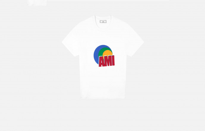 Tee-shirt imprimé, AMI.