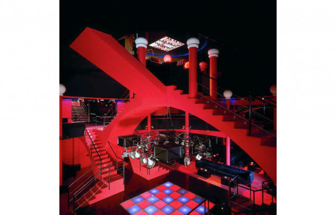 Expos du printemps : Discotheque Flash Back, Borgo San Dalmazzo, ca. 1972.