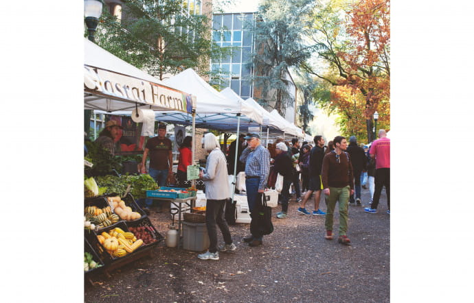 Farmers’ markets à Porland.