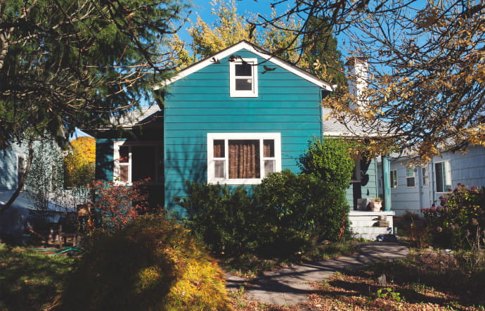 Une vieille maison à Portland.