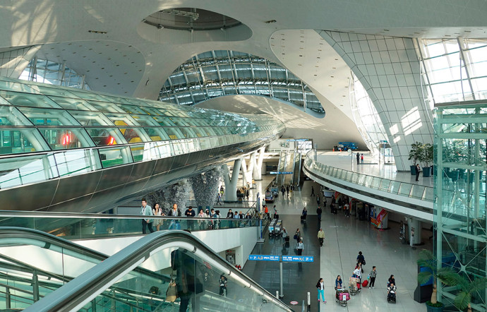 Le terminal 1 de Incheon.