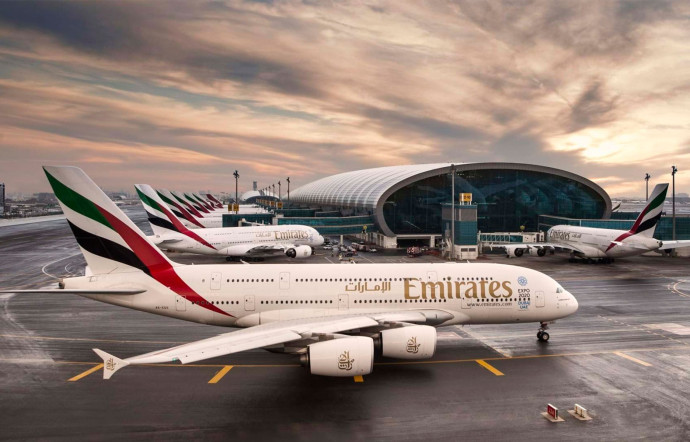 Compagnies du Golfe : Emirates.
