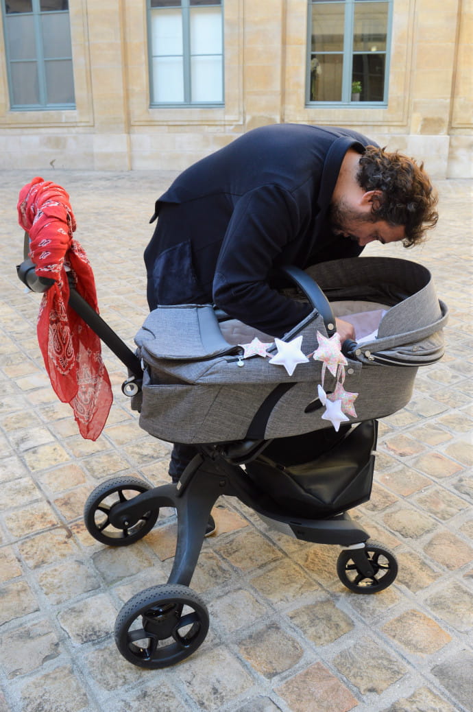 Princesse & rock n’ roll : une poussette sur-mesure.