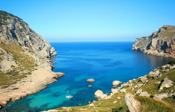 Cala Figuera, à 13 kilomètres de Port de Pollença.