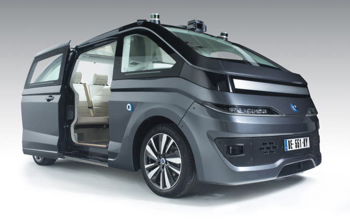 Le taxi autonome de Navya.