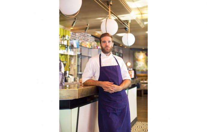 Le chef Alexandre Marchon .