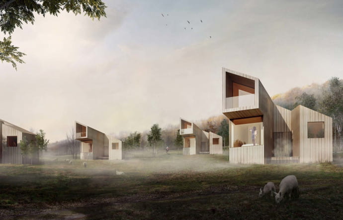 Le Breitenbach Landscape Hotel est encore en construction.