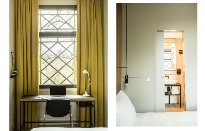 L’une des chambres de l’hôtel.