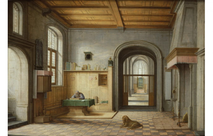 Saint Jerome in His Study, Hendrick van Steenwyck the younger, 1630.