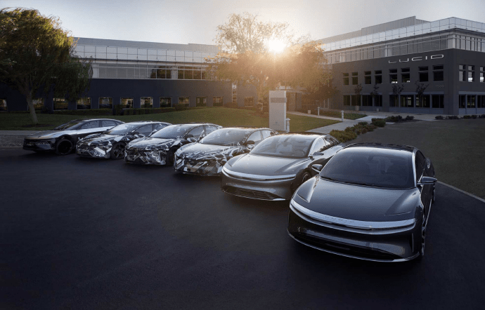 Le nouveau QG de Lucid Motors à Newark, en Californie.