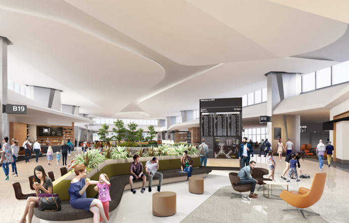 Le nouveau Terminal 1 de l’aéroport de San Francisco ouvrira ses portes en 2020 après 4 ans de travaux.