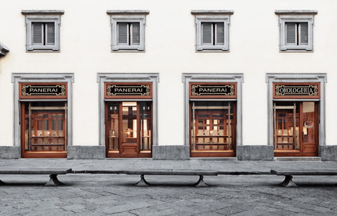 La boutique Panerai à Florence.