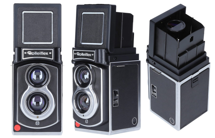 Le Rolleiflex instantané est vendu, sur Kickstarter, à 478 dollars (407 €) avec une boite de films Instax. La campagne s’achève le 31 mai.