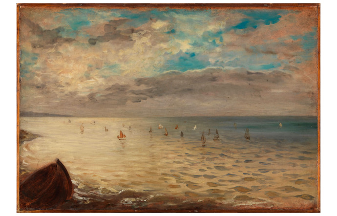 Arts classique et moderne : les expositions à voir avant l’été /La Mer vue des hauteurs de Dieppe dit aussi La Mer à Dieppe, Eugène Delacroix, 1852