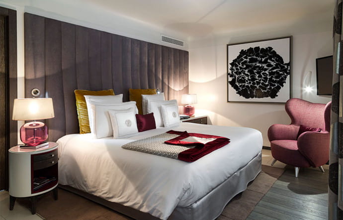 Les 90 chambres et suites ont été décorées par Sybille de Margerie.