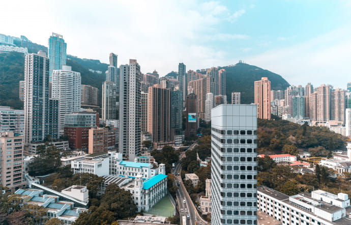 La skyline hong-kongaise.