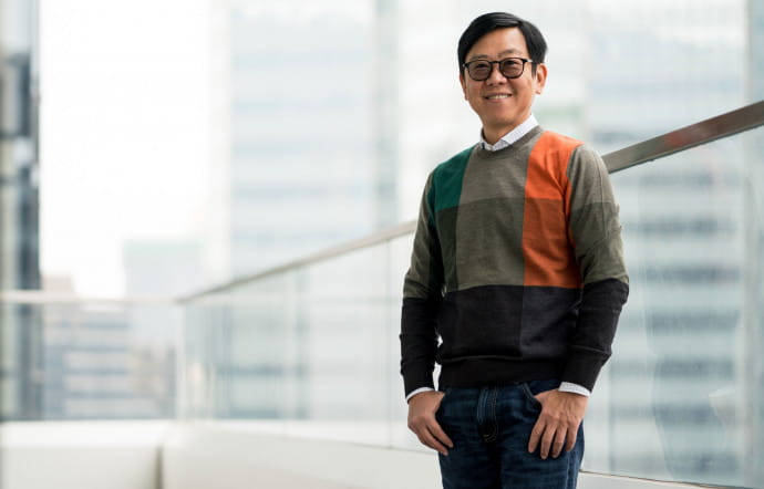 William Lim, architecte du H Queen’s, est lui-même collectionneur d’art.