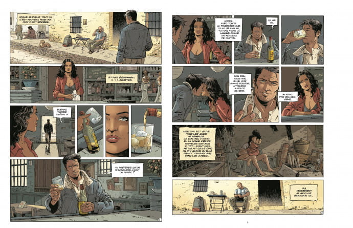 Tango, Un océan de pierre, par Matz et Philippe Xavier, Le Lombard (Dargaud-Lombard SA), 2018.