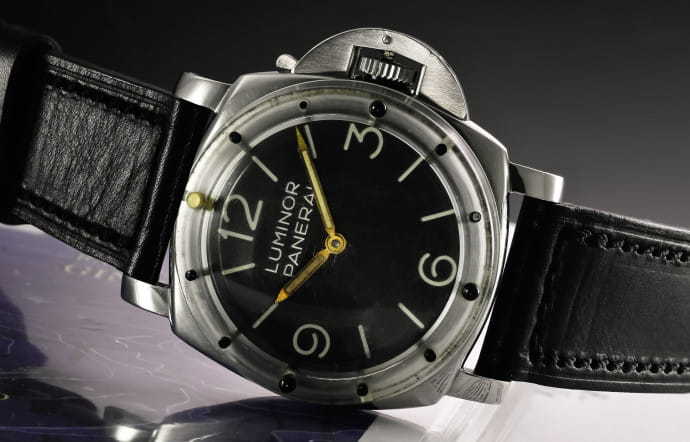 Les Panerai Luminor des années 50 sont recherchées parce qu’elles étaient fabriquées à quelques dizaines d’unités par an.