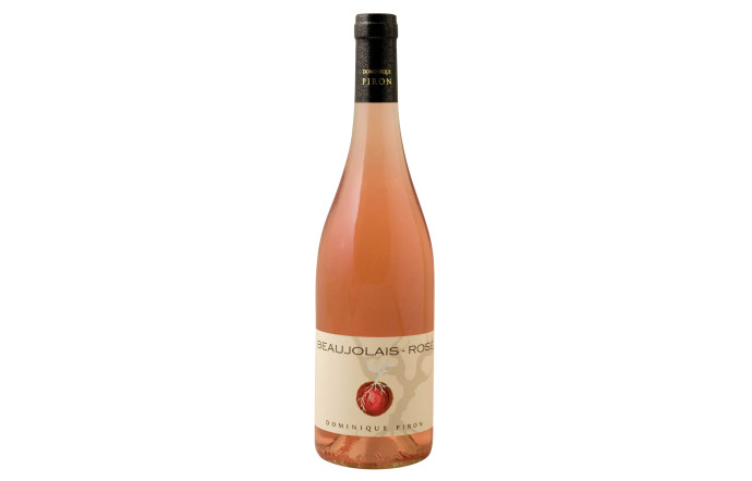 Domaine Piron beaujolais rosé 2017, prix 7,50 €.
