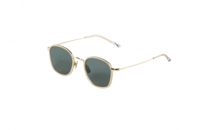 Lunettes Henry Gold, métal et acétate, Waiting For The Sun.