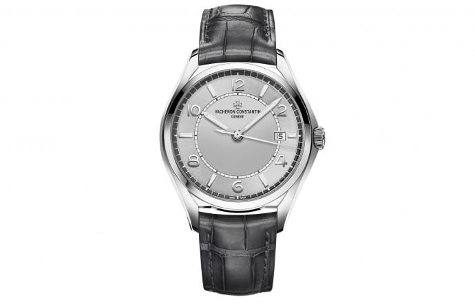 Le modèle Fiftysix Automatique, lancé au dernier SIHH de Genève, se pare d’un boîtier en acier de 40 mm et d’un bracelet en alligator. Prix : 12 000 €.