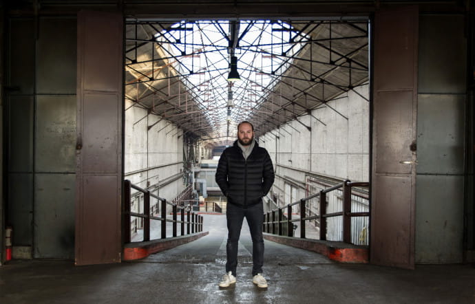 Yves Goldstein pilote le projet du Kanal-Centre Pompidou, le premier musée d’art contemporain, à Bruxelles.
