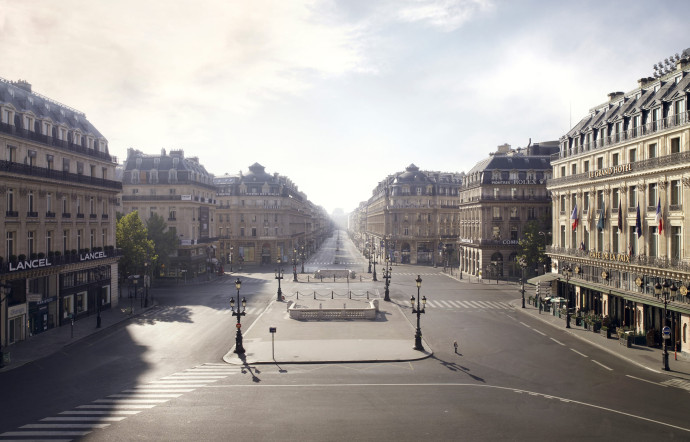 Place de l’Opéra, à Paris, de la série Memories of a Silent World (2008-2012), Brodbeck & de Barbuat.
