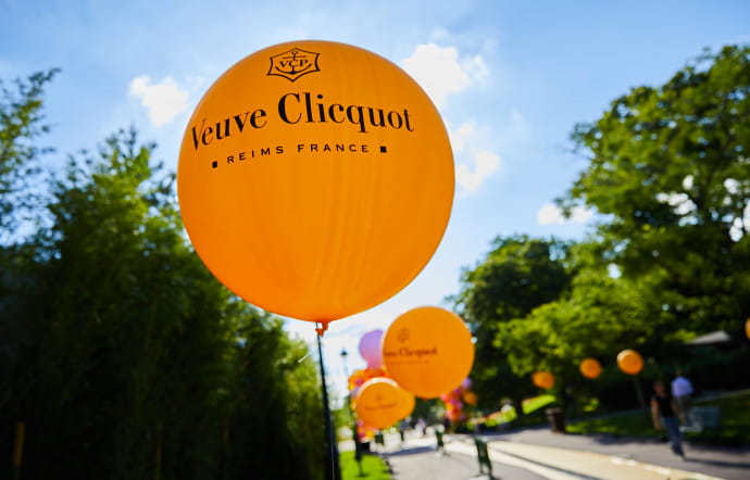 Soirée Veuve Clicquot Rosé au Jardin d’acclimatation de Paris.