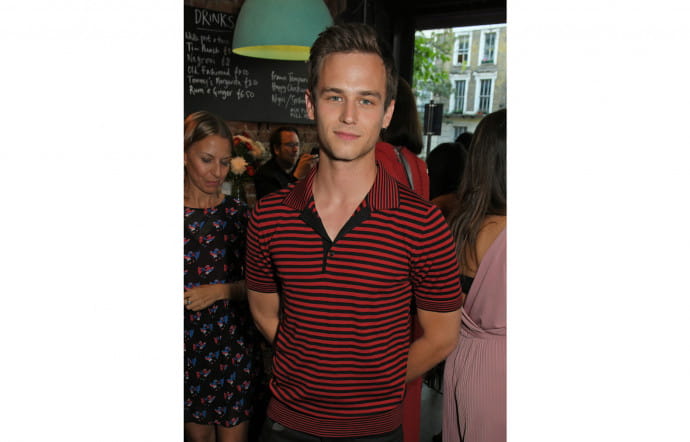 Brandon Flynn à la soirée organisée par Persol à Londres le 28 juin dernier.