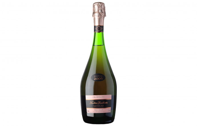 Nicolas Feuillatte cuvée spéciale rosé. Prix 35 €.