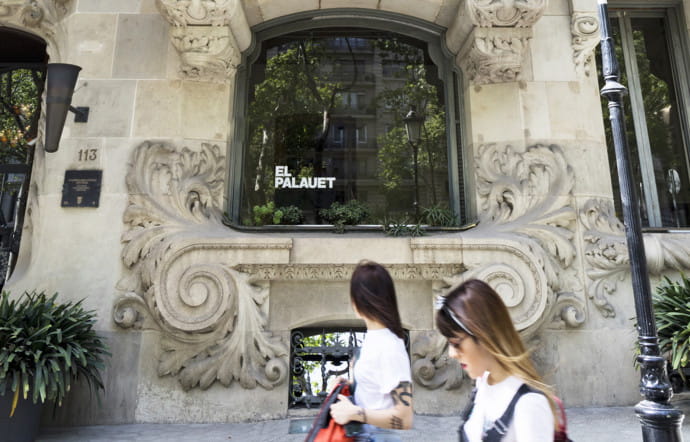 Passeig de Gràcia, 113. Gràcia. Tél. +34 932 180 050. www.elpalauet.com